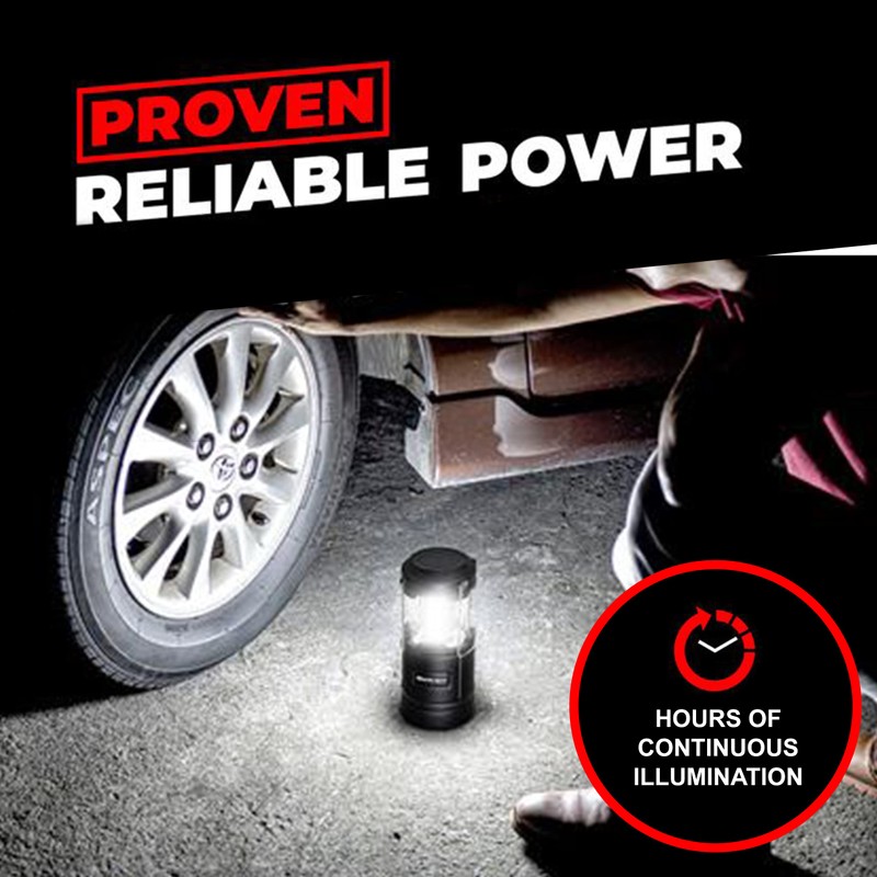 GearLight Camping Lantern - 2 Portable LED Battery Powered Lantern