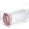 SEANADO Acrylic Trash Bag Dispenser, Wall Mount Kitchen Organizer Storage
