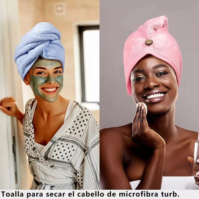 Molin Toalla De Cabello Para Secado Rápido Turbante