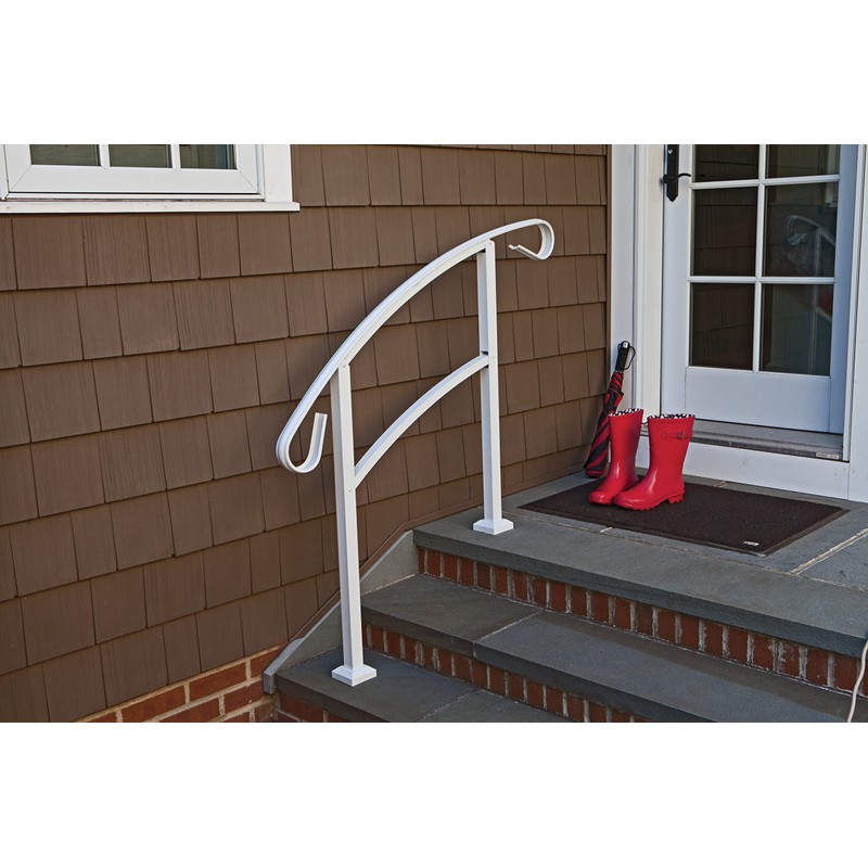 HandiRail 3-Step Aluminum Rail Kit, White