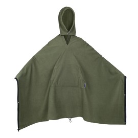 Kanyak Outdoor Camping Blanket, Poncho Wearable Pocket Blankets, 74.5 in * 63 in, Warm, Comfy, Durable & Portable, Machine Washable, for Stadium, Concerts, Car Travel, Sports, Hiking, Sofa. (Green)