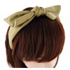 axy Hair Band with Satin Bow Hairband Vintage Women's Hairband