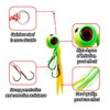 AIMALL Luminous Fishing Lures Glow Artificial Baits with 3D Fisheye,
