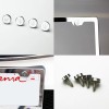KA 4pcs Maserati Car License Plate Frame Bolts Fastener Anti-Rust