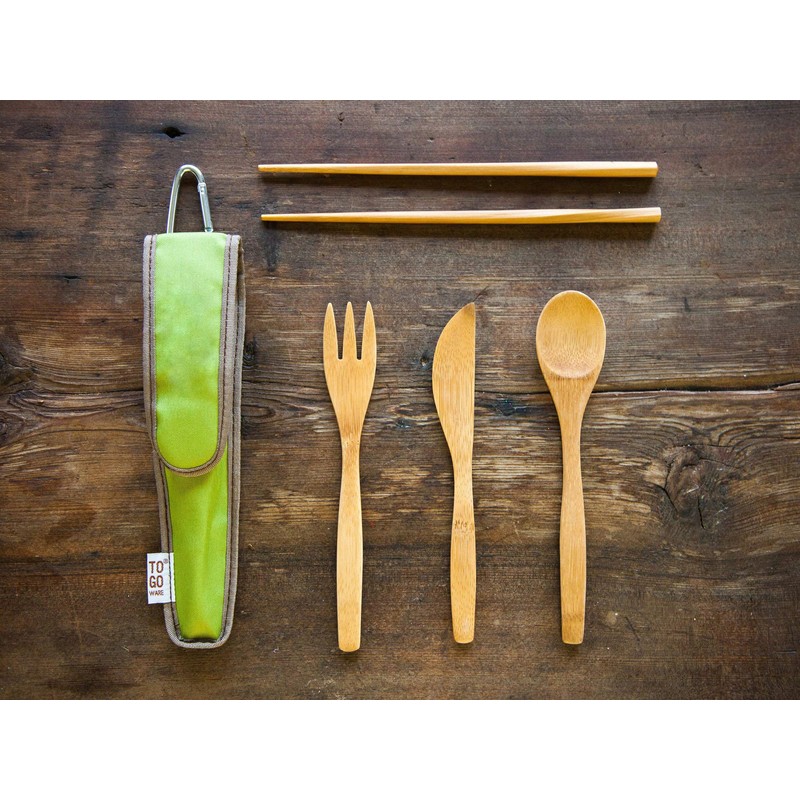 5 Piece Repeat Utensil Set Color: Mulberry