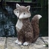 25 cm Standing Freddy the Fox Resin Garden Ornament …