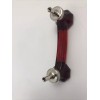 CPK Glass Cabinet Drawer Pull Red Elegance Glass 3” Center