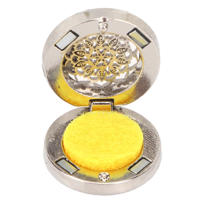 0.9in Diffuser Face Cover Clips Hollow Stainless Steel Magnetic Aromatherapy