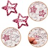 Star Snap Hair Clips for Girls Leopard Print Hair Barrettes