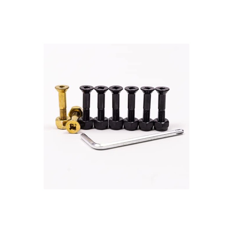 Exodus Combo Skateboard Hardware (Gold/Black)