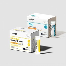 Liposomal Vitamin + Magnesium SET Doctor Line Liposomal Vitamin C 1000 + Magnesium Direct / 리포좀비타민+마그네슘SET 닥터라인 리포좀 비타민C 1000+마그네슘 다이렉트
