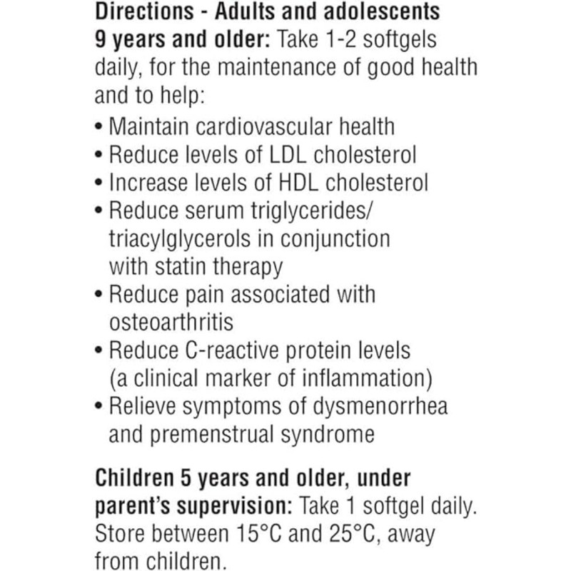 Jamieson Omega Complete Pure Krill Oil 500 mg Extra Strength