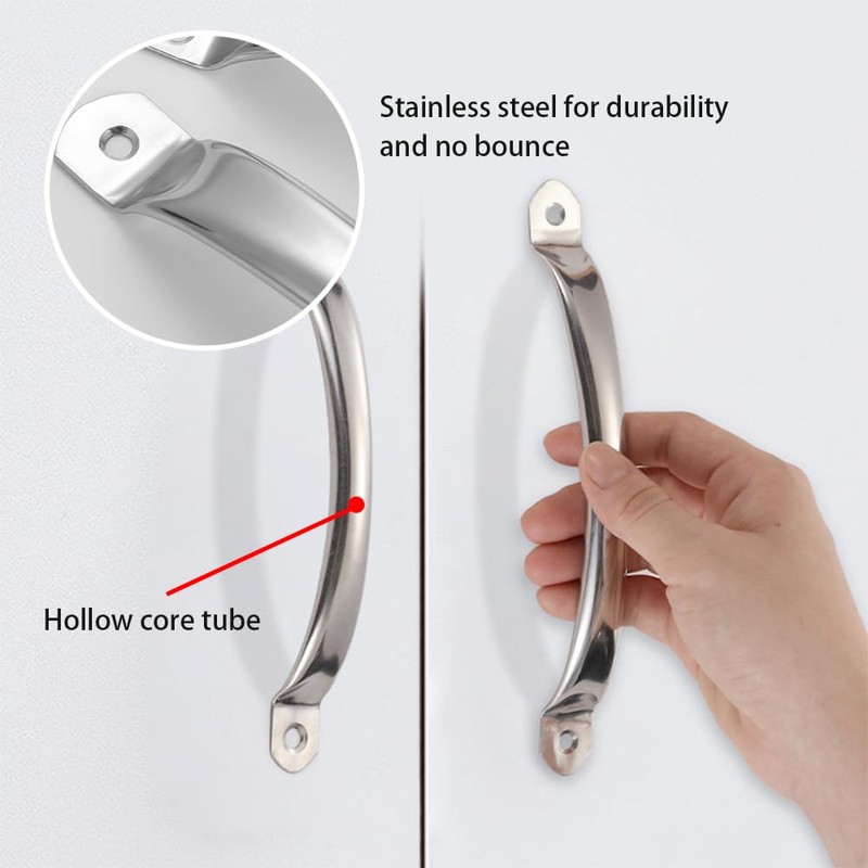 ONEBO 12 Pcs Stainless Steel Drawer Pulls, Cabinet Handles, Door