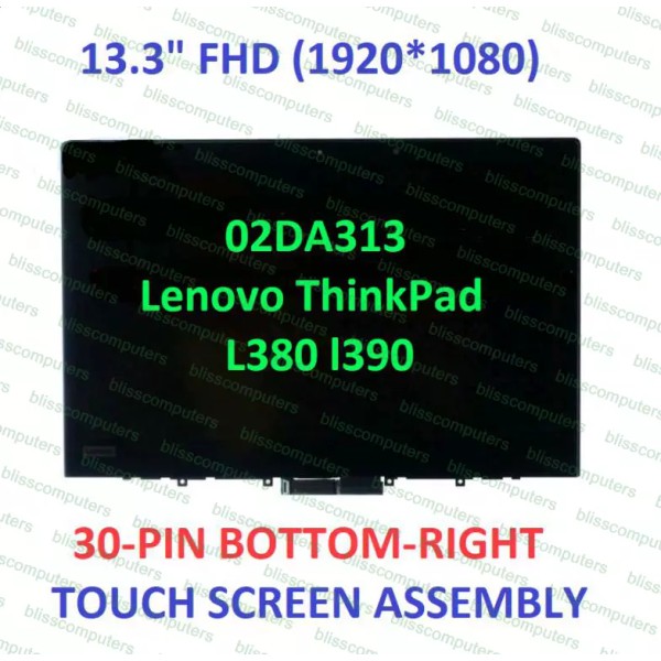 UNBRANDED Lenovo ThinkPad L390 Yoga LCD Touch Screen Bezel 13.3"