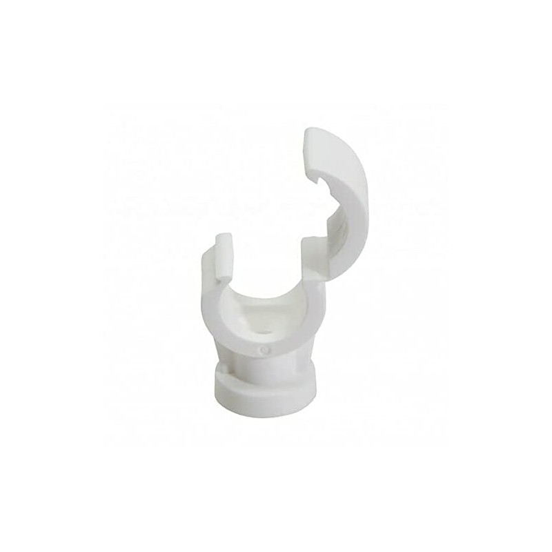 20 x fiXte Single Pipe Clips with Quick Lock Fastening