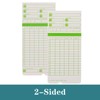200PCS Time Cards for Employees, 2-Sided, Monthly Time Cards for