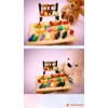 PERSIMONE Mini Erasers Funny Stationery School Educational Miniature Assemble Pretend