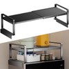Adjustable Refrigerator or Washer Top Storage Rack (17-31.5 inches) -