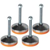 MROUDELUO Heavy Duty Leveling feet,Leg Leveler 3.14" Dia Base,Adjustable Leveling