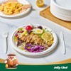 JOLLY CHEF 100% Compostable Paper Plates, 150 Pack 10 Inch