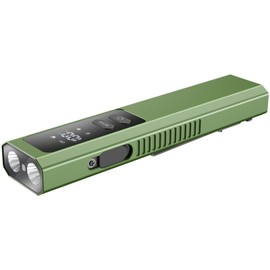 WeteamnoI 5 in 1 PRO EDC Flashlight Flat with Green Beam, UV Light, 800LM White Light LED Combo, Portable Pocket Flash Lights with Magnet for Outdoors Emergency and Work(Green)