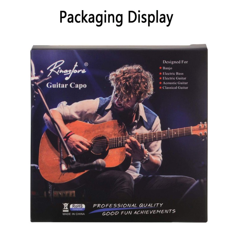 6-String Acoustic & Electric Guitar Capo- Single Handed Capo (MA-12-F)