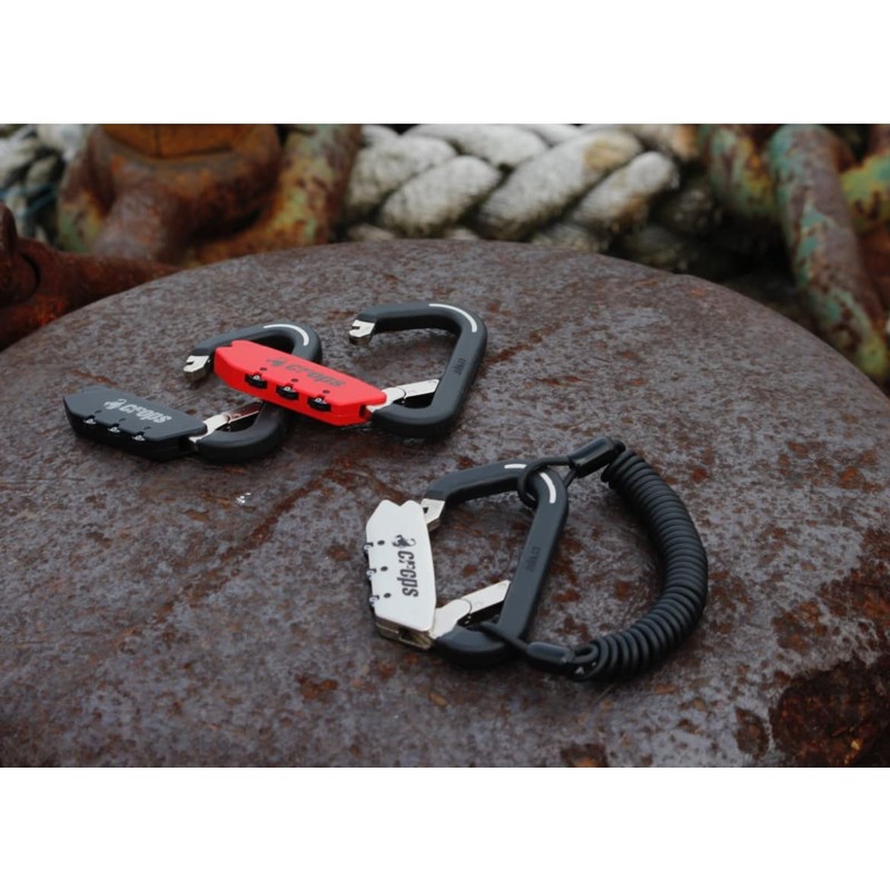 crops Carabiner Lock with Coil Wire ELK 0.1 x 59.1