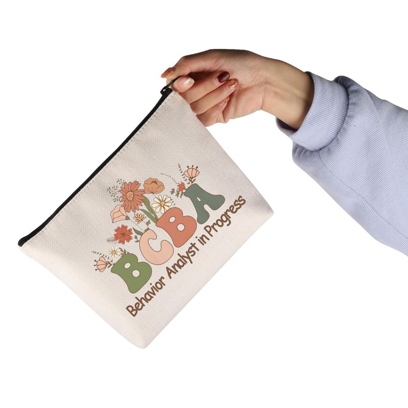 JNIAP Behavior Therapy Gift BCBA in Progress Cosmetic Bag Future