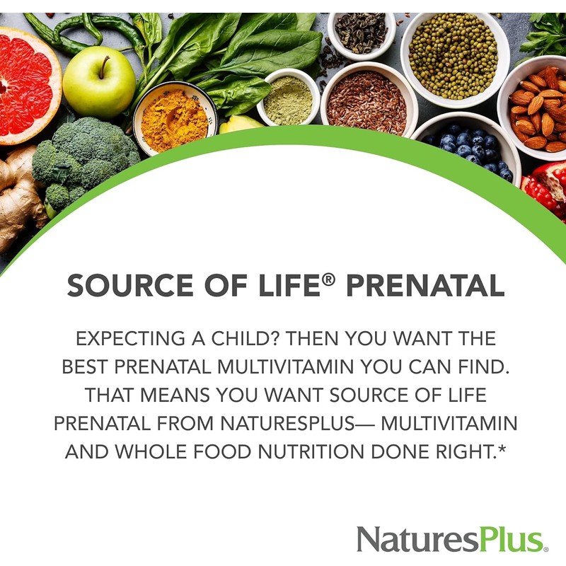 Natures Plus SOURCE OF LIFE PRENATAL TABLETS 90 (UK)
