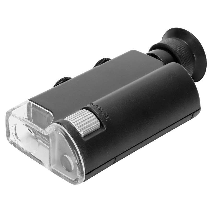 LED Currency Detector Lamp 200‑240X Jewelry Diamond Identification Magnifying Glass