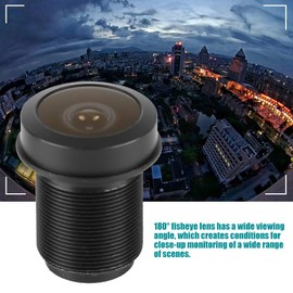 1.44mm F/2.0 5MP HD Fisheye Lens Professional 1/2.5 180 Degree Wide Angle with M12 Thread for CCTV Surveillance Camera