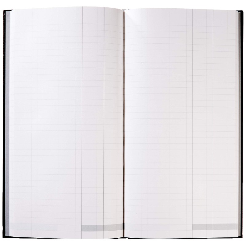 Collins Ideal Double Cash Manuscript Book - 192 Pages, Black