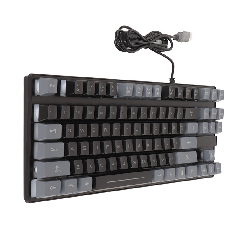Mechanical Gaming Keyboard Multifunction 87 Keys Colorful Backlight USB Wired