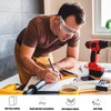 ZPSCXQ 4 Pack Safety Goggles, Protective Glasses for Adults, Clear