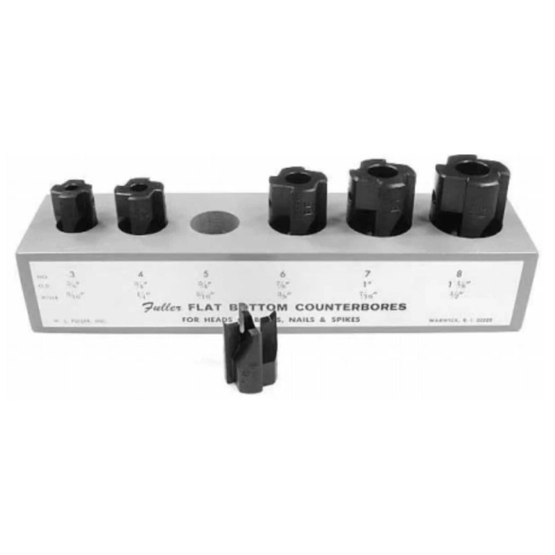 Set Of 6 High Speed Steel Brad Point Drill Regular