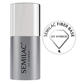 Semilac UV Gel Nail Base Coat For Weak & Fragile Nails. Added Fibre To Protect & Nourish Nails & Adheres Well. Soak Off Formula. Perfect for Home and Professional Pedicure 7ml