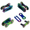 Hyamass 4 Pairs Bicycle Missing Link Single/1 Speed Chain Reusable