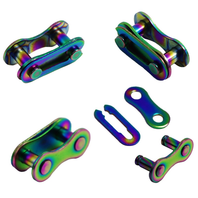 Hyamass 4 Pairs Bicycle Missing Link Single/1 Speed Chain Reusable