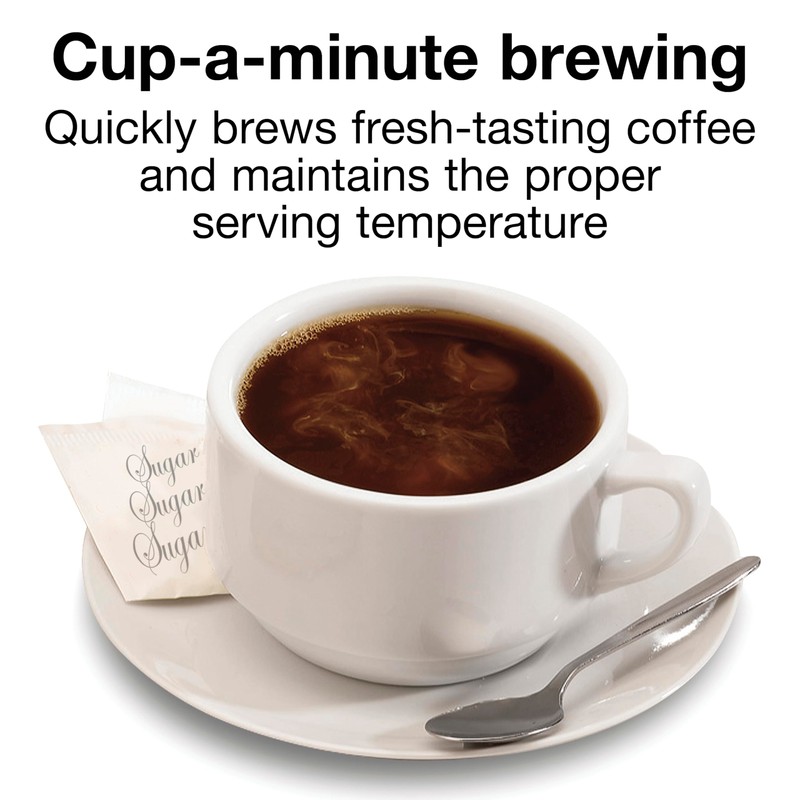 Proctor Silex Commercial 45100R Brushed Aluminum Coffee Urn, 100 Cup