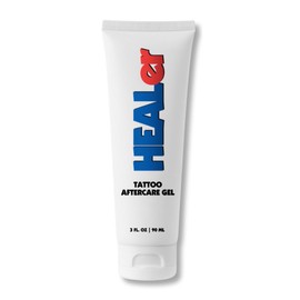 HEALer Tattoo Aftercare Gel with Aloe & Vitamin E Moisturizer for New Tattoos & Piercings - Non-Greasy, Fragrance-Free - 3oz