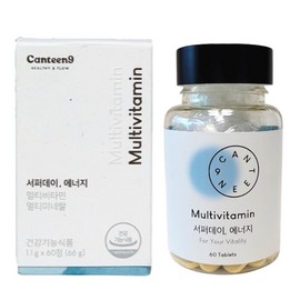 Canteen Nine Surfer Day Energy Fatigue Recovery Multivitamin 60 Tablets 30 Days / 서퍼데이 에너지 피로회복 종합비타민 60정 30일