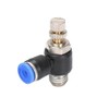 Pysrych Pneumatic Push to Connect Air Flow Control Valve, 16mm