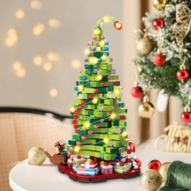 Siyaluens Advent Calendar 2025 Christmas Tree Building Blocks Set - 24 Days of Countdown Calendar Toys Gifts for for Adults Teens Girls Boys, 1206 Pieces