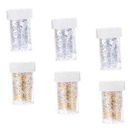 Healvian Bottles Nail Art Foil Paillette Mesh Glitter for Manicure Designs for Festivals and Parties Easy to Apply Nail Decoration