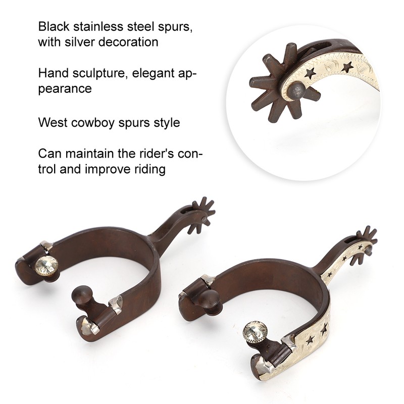 Low Carbon Steel Hand Sculpture Elegant Appearance Cowboy Horse Boot