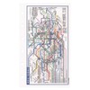 reimei藤井 Leonardo Refill Subway Route Map Pocket dpr257