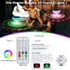 QOLNBY Solar Floating Pool Lights, USB Rechargeable 2600mAh Pool Lights