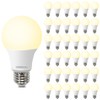 DEGNJU 36 Pack LED Light Bulbs Soft White 2700K, 60