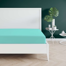 Favorito Jersey Fitted Sheet - 100% Cotton Fitted Sheet - Available in All Colours and Sizes, 180x200 - 200x200 cm