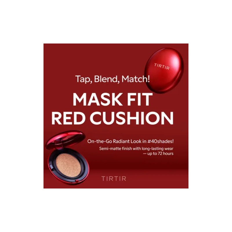TIRTIR Mask Fit Red Cushion 23N SAND 18g Cobertura, Larga